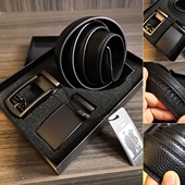 精美礼盒 优质头层牛皮 高端商务针扣腰带皮带