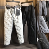 商V飞禽订单 潮 压胶90立体裁剪百搭直筒羽绒裤 户外三防 秋冬男士