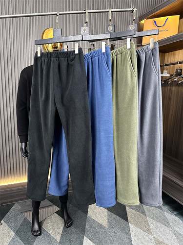 柔软*PC科技摇粒绒！休闲裤