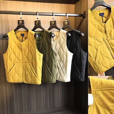 日单！山系复古百搭无领马甲外套