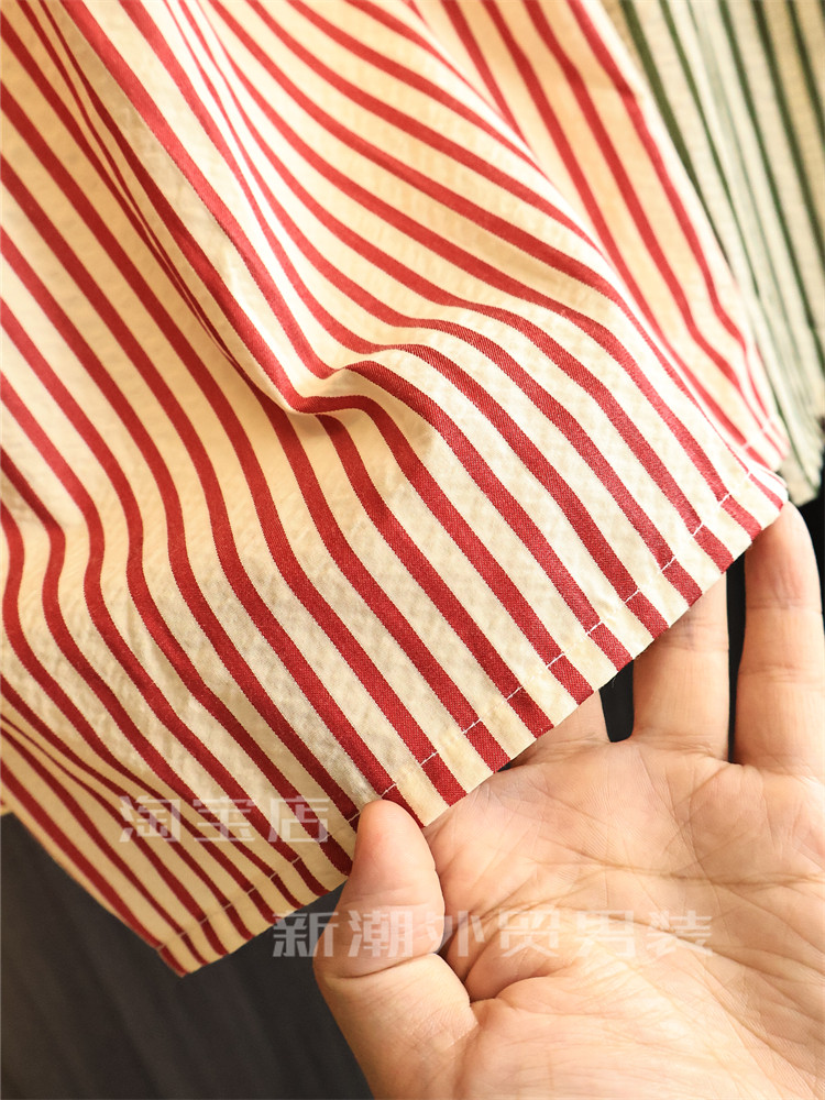 [WOVEN THIN VERSION] ARRO PANTS  SPRING AND AUTUMN PAJAMA PANTS STRIPED SLACKS BREATHABLE SHORTS HOME BOXER SHORTS MEN