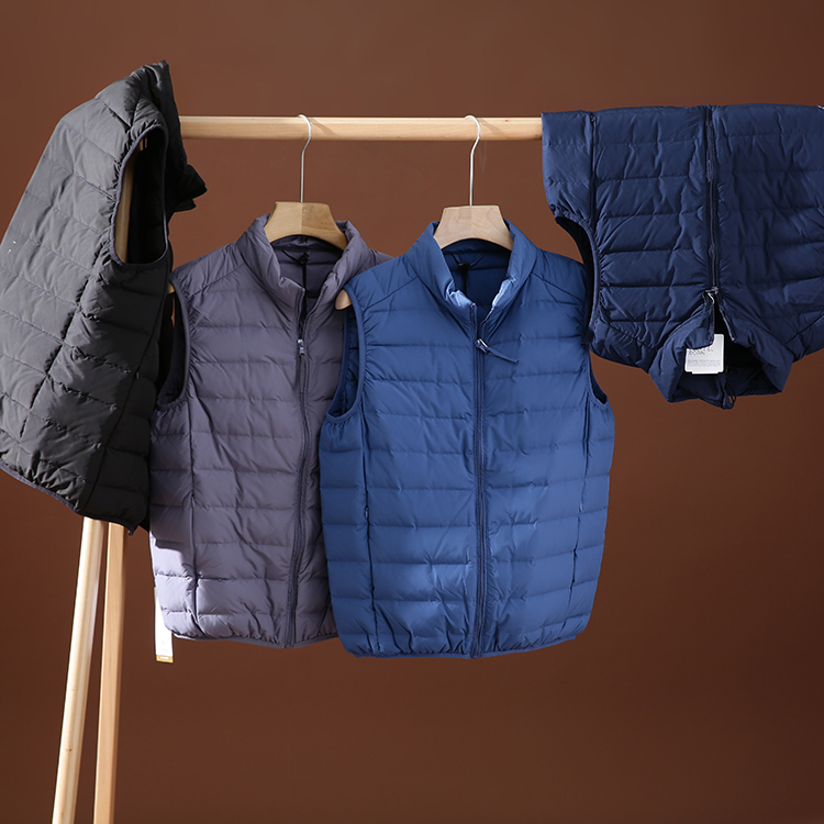 可收纳！90白鸭绒填充！羽绒马甲