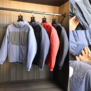 “比羽绒还保暖”轻量化科技!秋冬男士拼接加厚连帽棉衣棉服外套