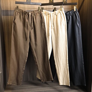ODM公司单 亲肤透气直筒休闲裤 春季 合体版 潮 男士 客供人字纹面料