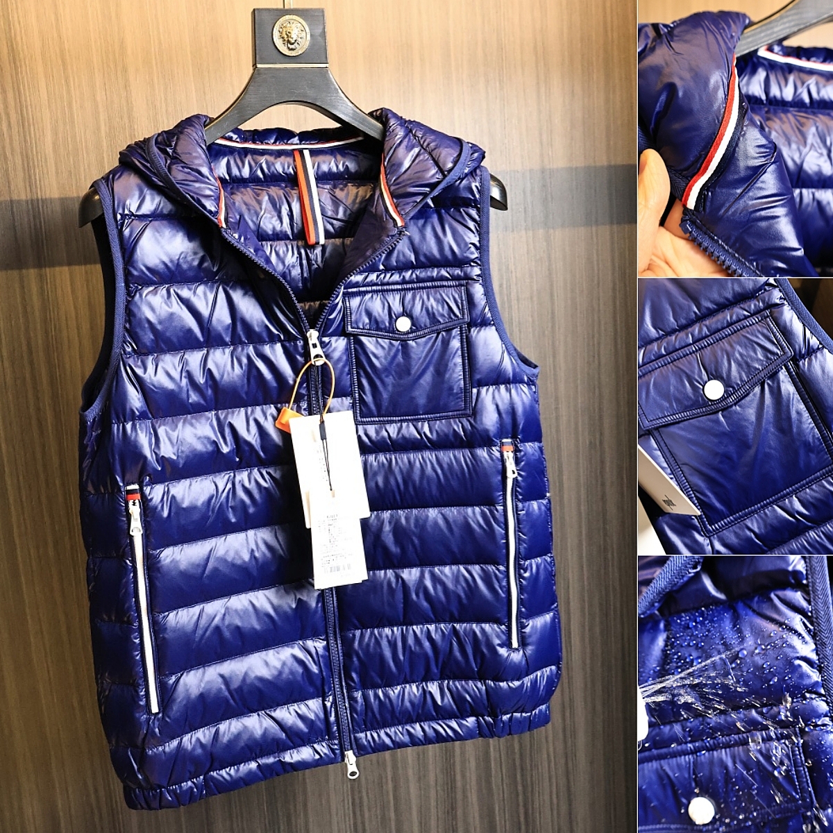 柜4k+！亮面防泼水~保暖羽绒马甲