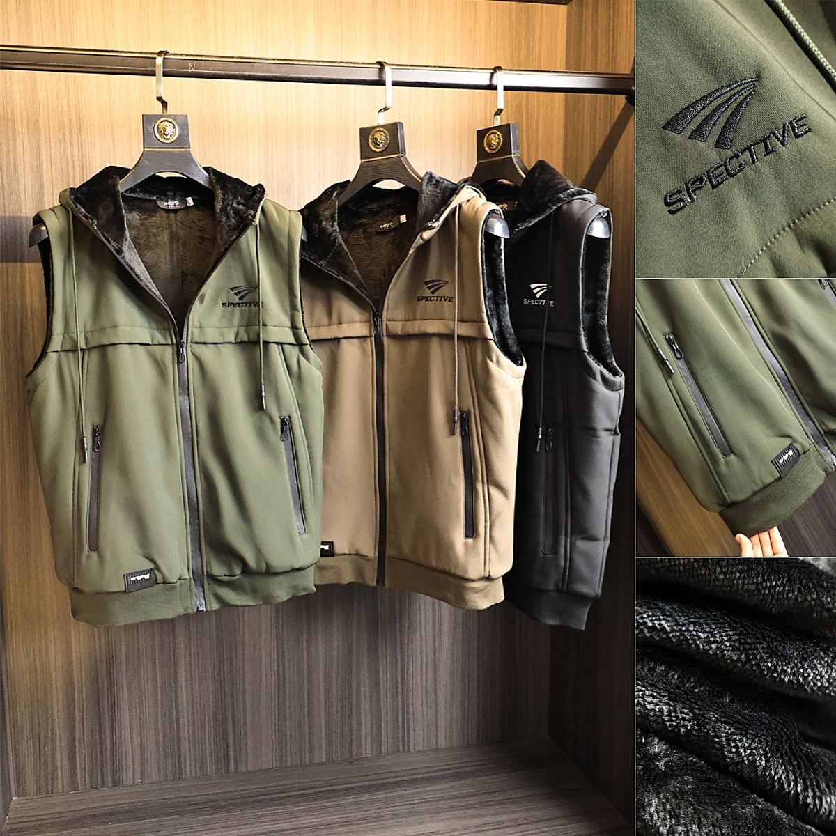 美单大牛货！加绒加厚！马甲外套