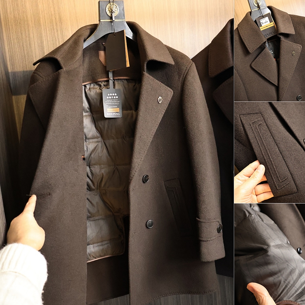 老渠道单！意奢牛货！中长款大衣