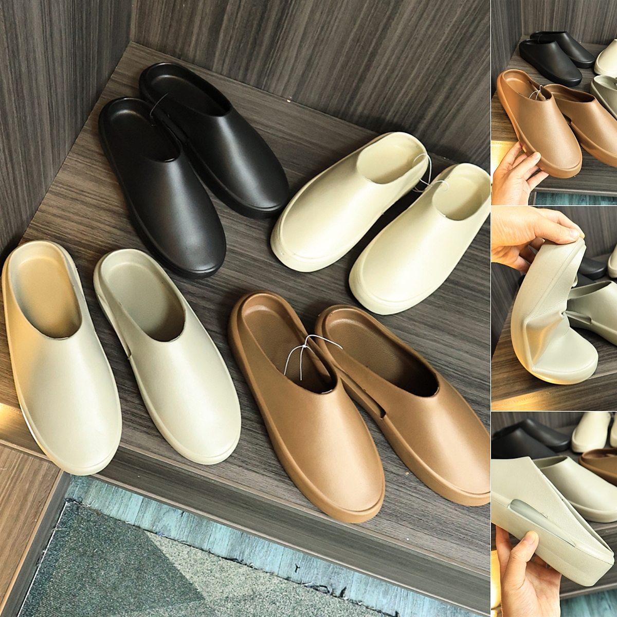 【多带两双】法式小众订单包头拖