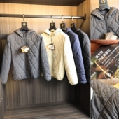 秋冬男士 日单牛货 桑蚕丝填充 绗缝夹棉保暖连帽休闲棉衣外套潮