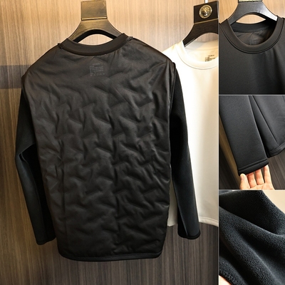 90%白鹅绒填充！保暖打底衫T恤衫