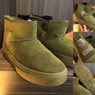 吊卡99刀！太TM暖和了！秋冬男士加绒加厚保暖时尚百搭雪地靴鞋子