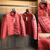 秋冬枚红色男女款 轻薄款 福利 撤柜牛货 立领羽绒服外套男 90绒