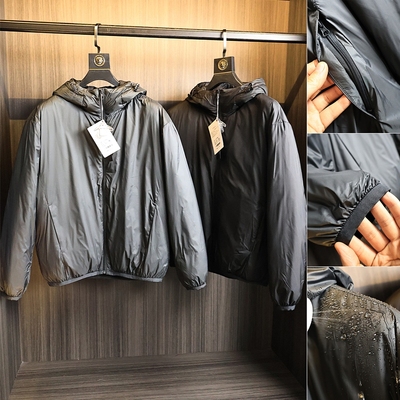 轻量化山系户外！连帽羽绒服外套