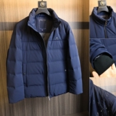 高级感 纯色轻奢户外防水立领羽绒服潮 秋冬男士 90绒子 H家牛货