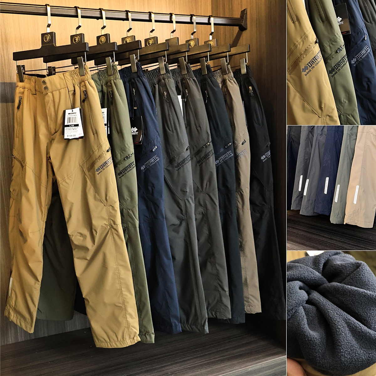 俄单多口袋战术裤直筒休闲裤