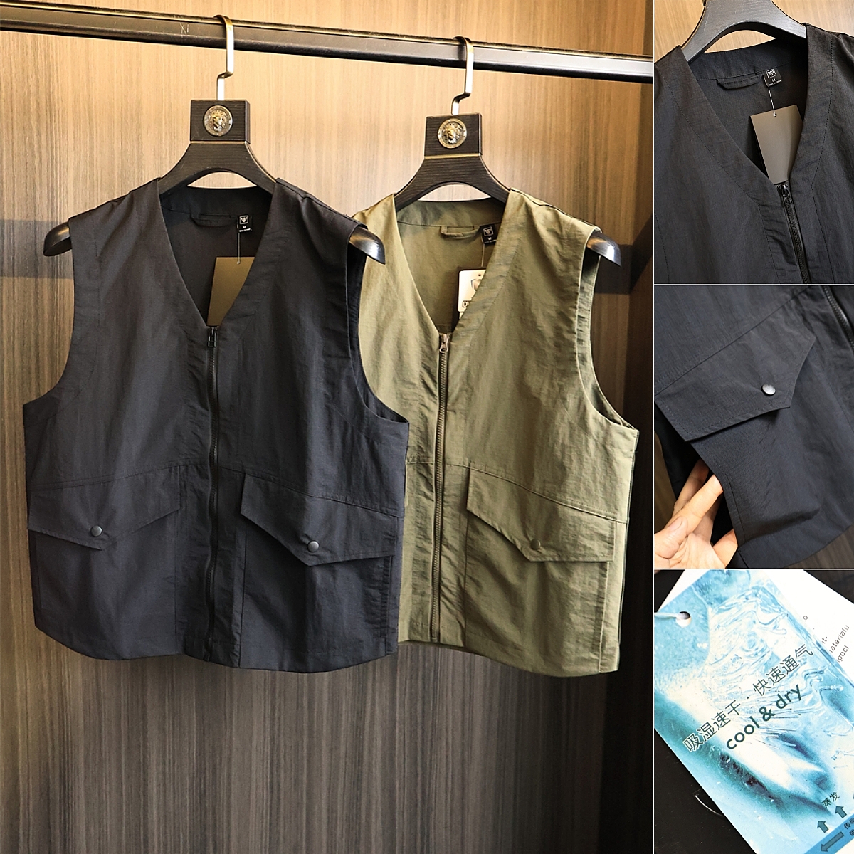 原宿复古山系~吸湿透气！马甲潮