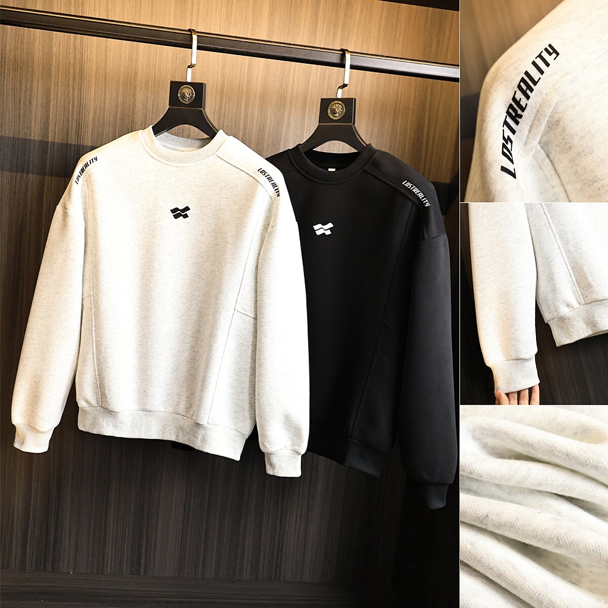 380G分割结构裁剪！弹力长袖卫衣