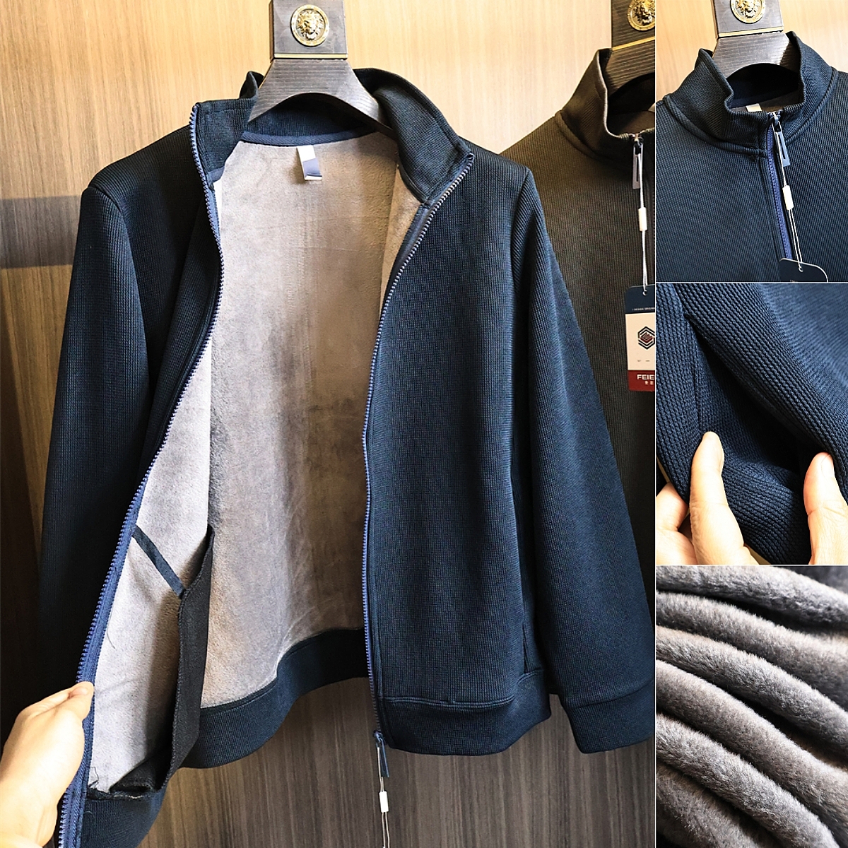 细腻肌理面料！立体感十足！夹克