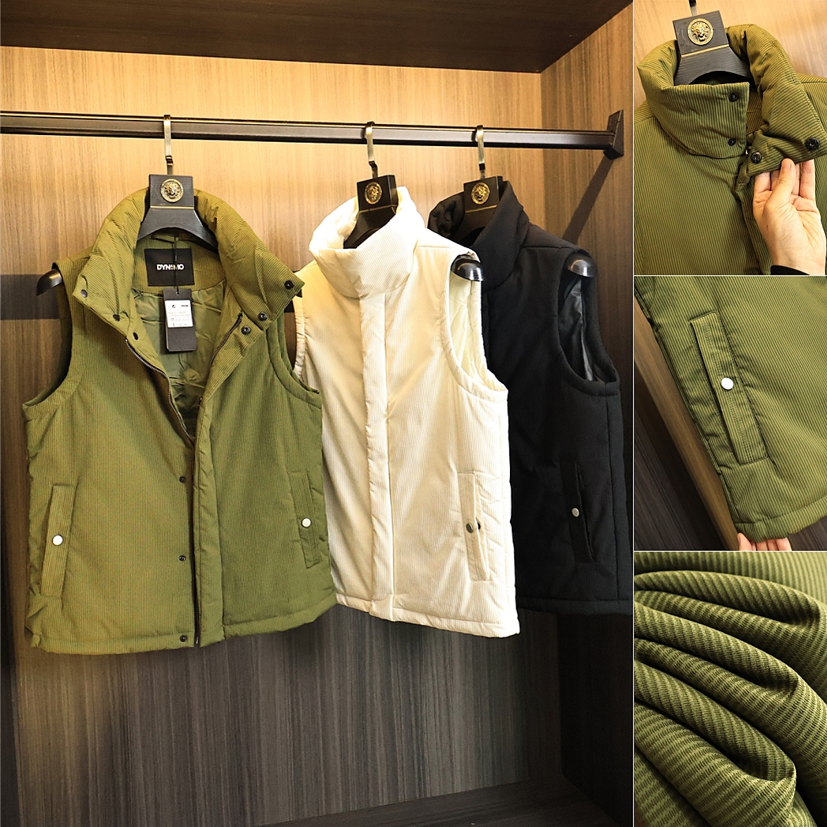 条绒手感！口碑订单！棉马甲