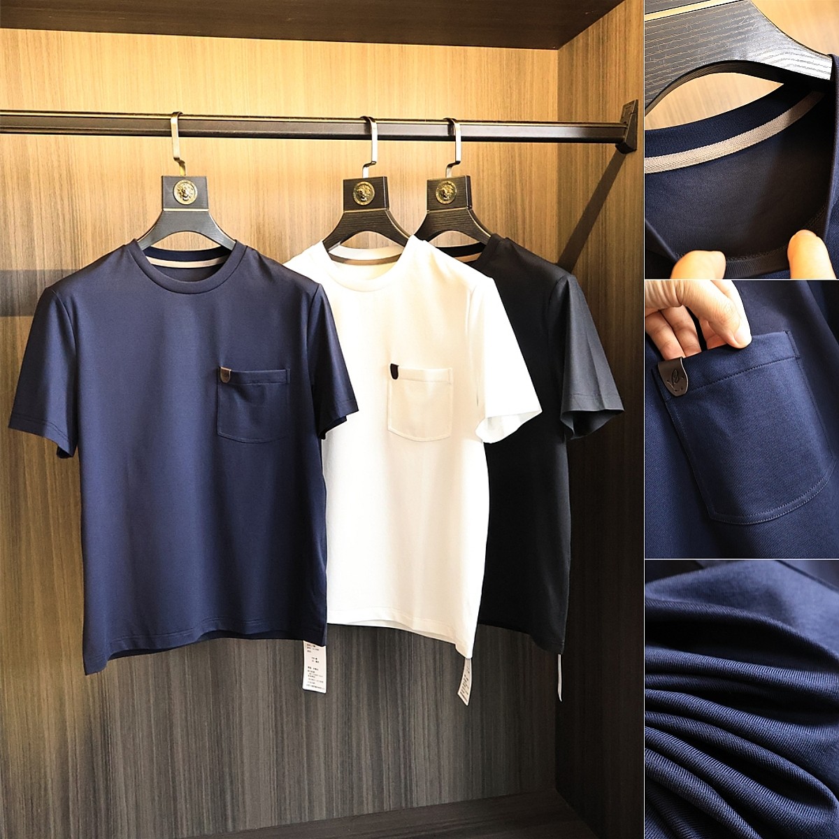 塬版定织面料100S长绒棉/T恤衫潮