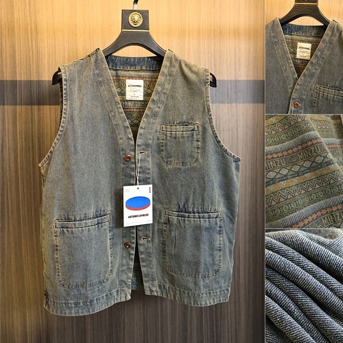 重工花纹设计！日系风！马甲