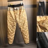 保暖裤 高密防风防水 抗寒保暖时尚 直筒羽绒裤 90白鸭绒 秋冬男士