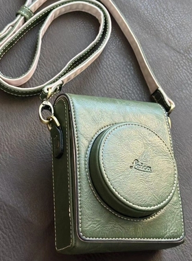 leica徕卡SOFORT2相机包 莱卡拍立得配件收纳袋保护皮套真皮半包