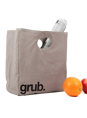 简约大号午餐袋手提饭盒包便当袋学生上班族带饭帆布日式手拎包