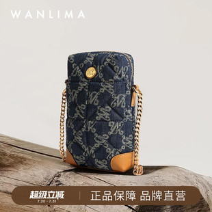萬里馬手機包小斜跨包包女時尚 迷你小包高級感手機袋輕便鏈條單肩