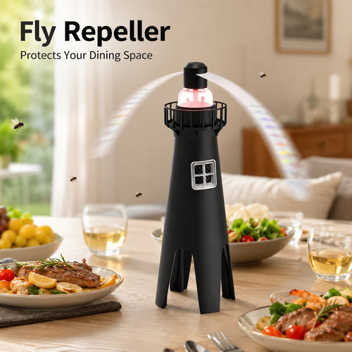跨境flyfans多功能灭蝇器 户外驱蚊驱蝇风扇扇叶 家用苍蝇风扇