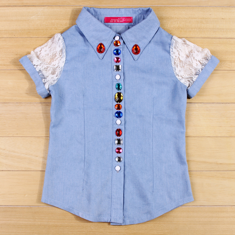 Chemise fille à manche courte - Ref 2086417 Image 5