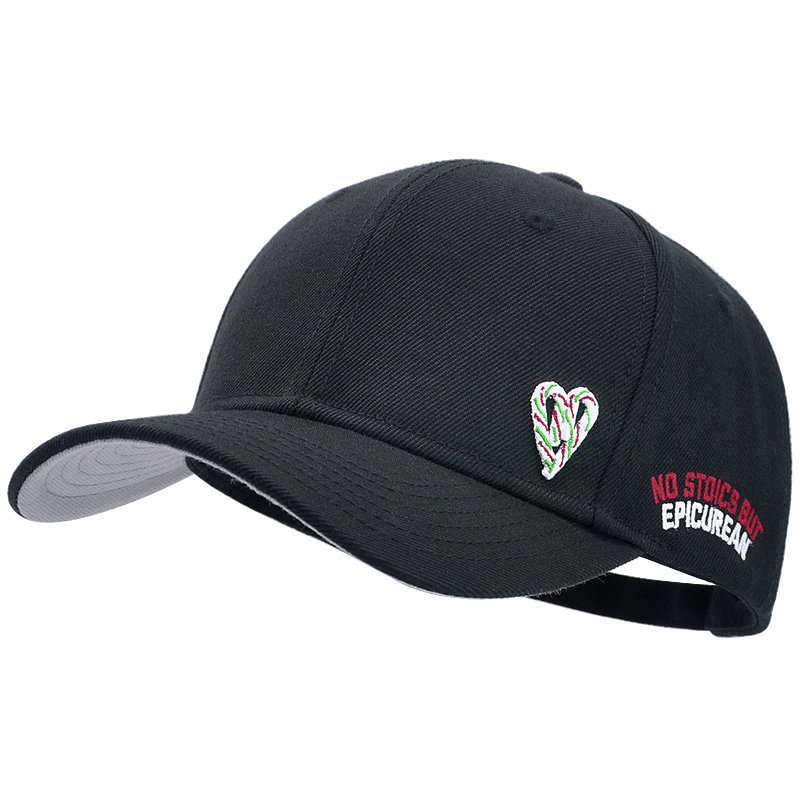 男女同款棒球帽情人节爱心糖果情侣帽鸭舌帽透气遮阳可调节帽子韩