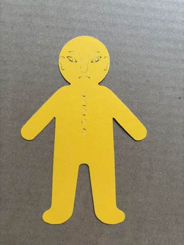 手工剪纸开五官人物男女通用破盖印民间艺术用途广泛