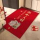 入户门地垫2025新款 红色进门门口防滑耐脏脚垫家用新年丝圈可裁剪
