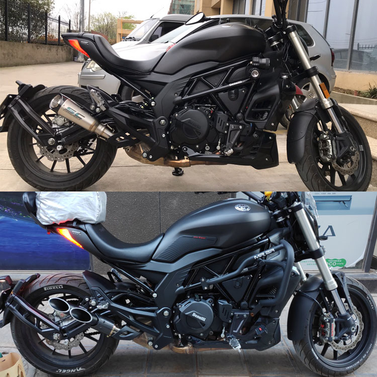 贝纳利502C摩托车排气管