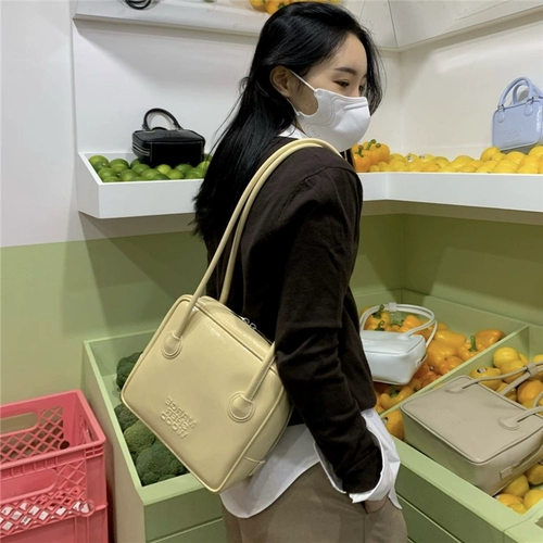 Кожаная сумка на одно плечо для отдыха, сумка подмышку, Южная Корея, изысканный стиль