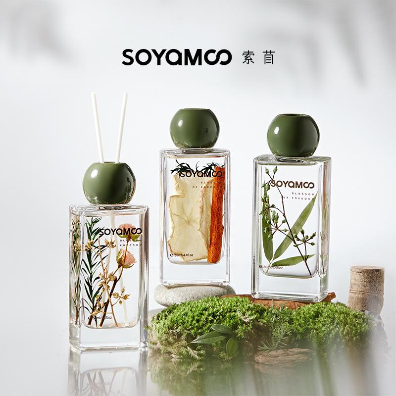 花艺乌木玫瑰无火香薰