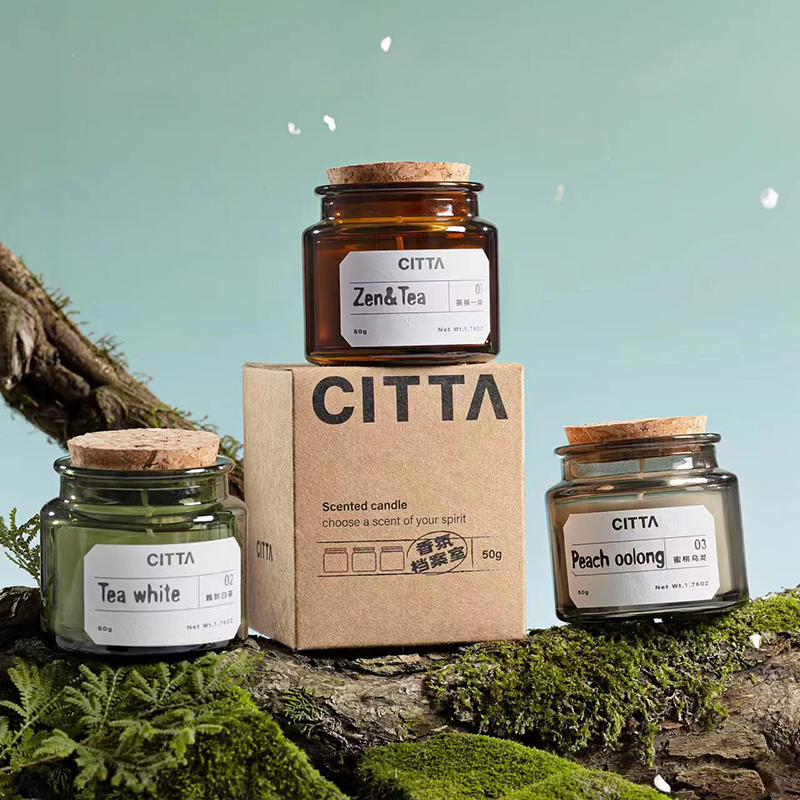 CITTA香薰蜡烛家用小众室内持久