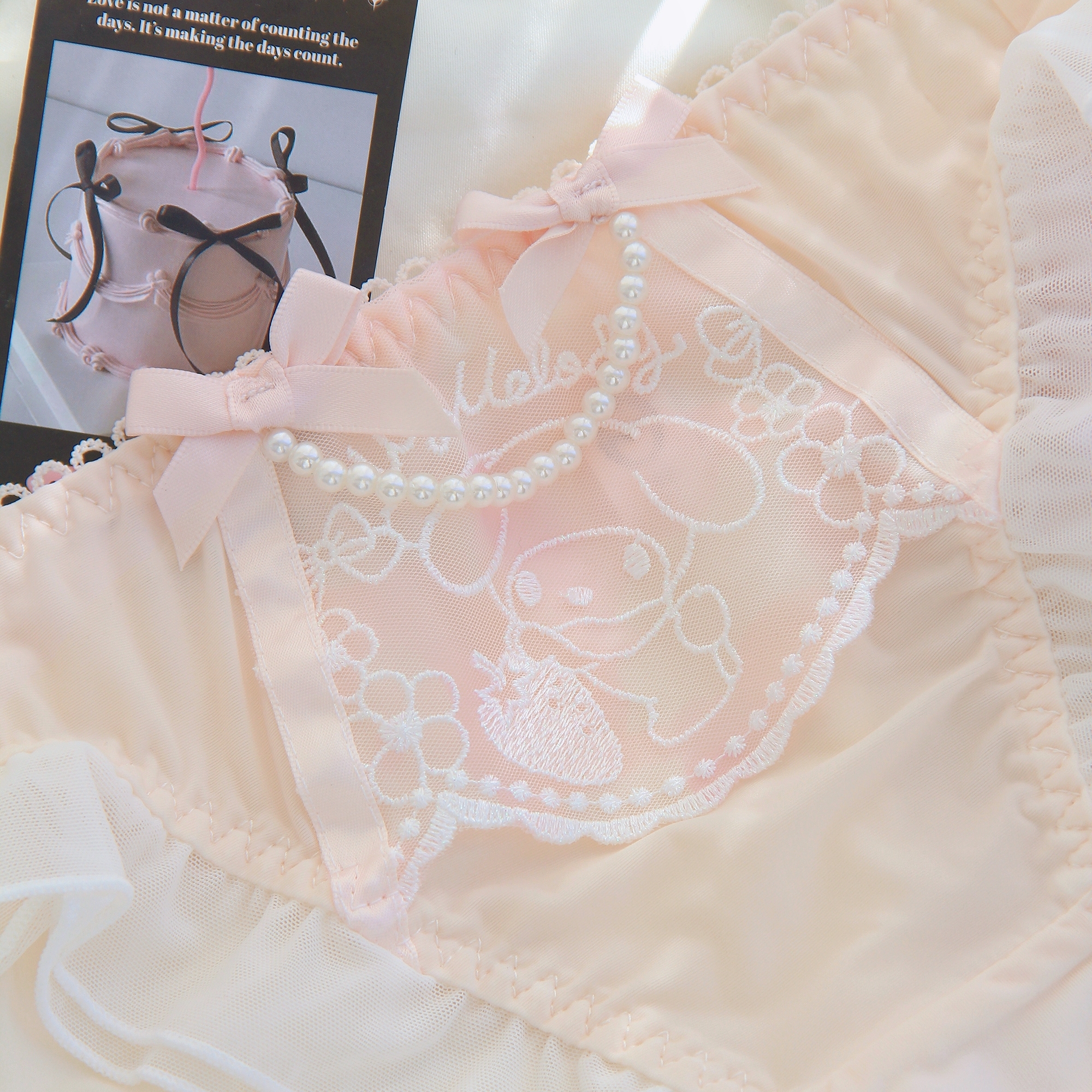 美乐蒂刺绣可爱低腰洛丽塔内裤