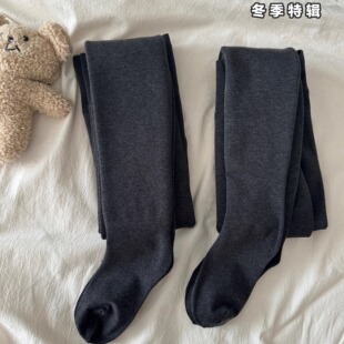 袜不勒脚带脚型不顶脚灰色金棉打底袜女秋冬加绒女士 羊毛连裤