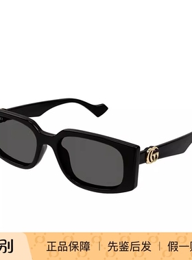 GUCCI古驰墨镜男女款高级感潮流防紫外线复古小方形太阳镜GG1534S