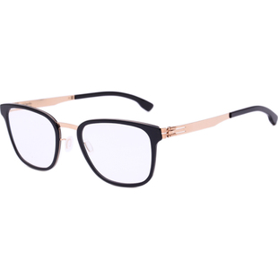 正品Icberlin男女近视眼镜框时尚方框无螺丝薄钢眼镜架Mr.Bice