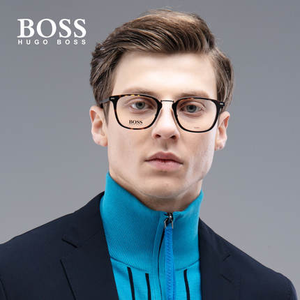 HUGO BOSS男士眼镜架潮流舒适时尚商务全框板材眼镜可配近视1057