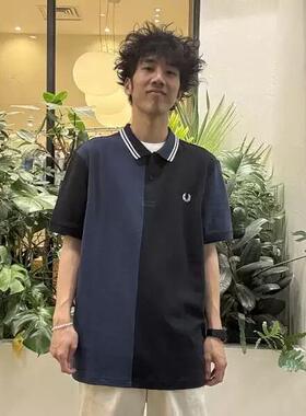 麦穗派瑞 2026年新款FP麦穗Polo衫M3600修身款拼色全棉t恤