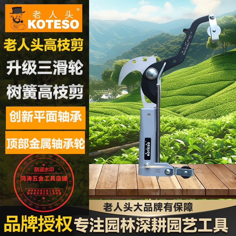 老人头高枝剪三滑轮平面轴承