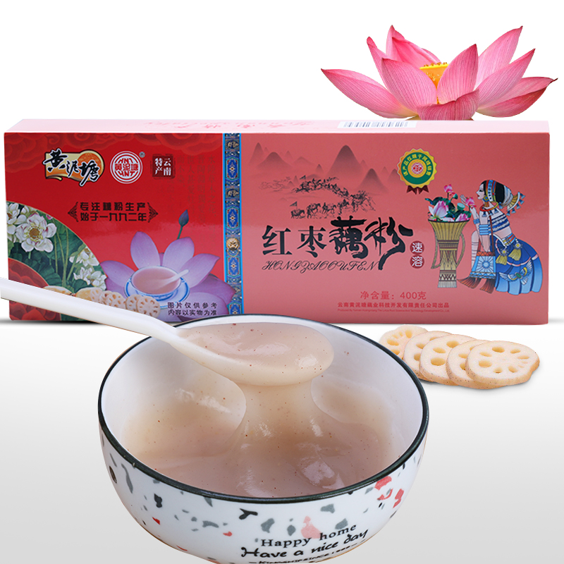 黄泥塘保山红枣藕粉400g