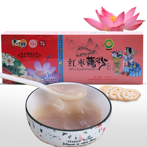 黄泥塘保山红枣藕粉400g