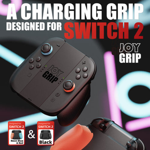 Skull & Co. 任天堂Switch2 JoyCon手柄可直立充电握把边充边玩