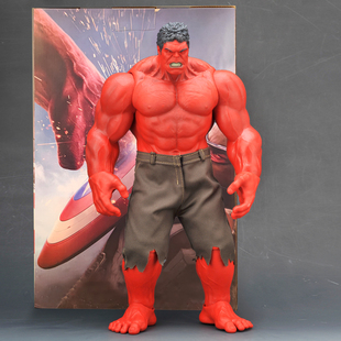 复仇者浩克联盟美队毒液可动人偶绿红巨人男孩子玩具摆件手办模型