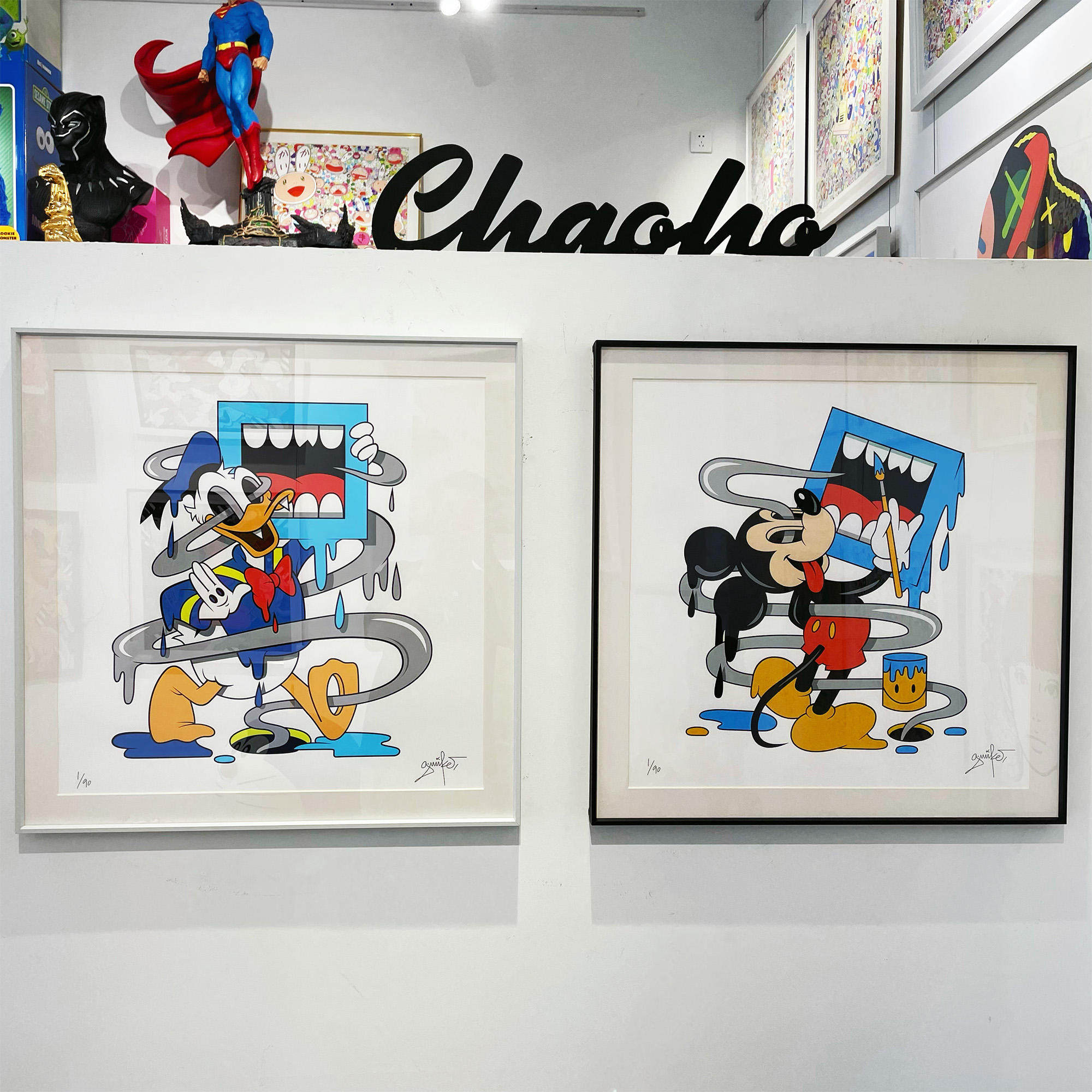 米老鼠卧室唐老鸭版画潮流动漫画